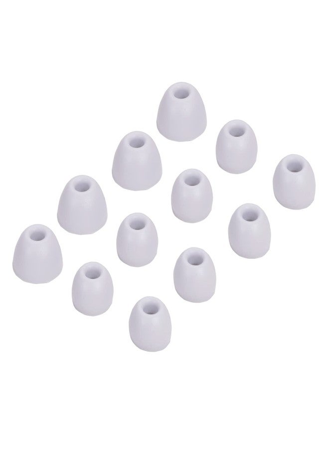 luakesa Replacement Silicone Tips Earbuds Buds Eartips Set for Beats Studio Buds Earphone Headphones ,6 Pairs (White) - Image 1