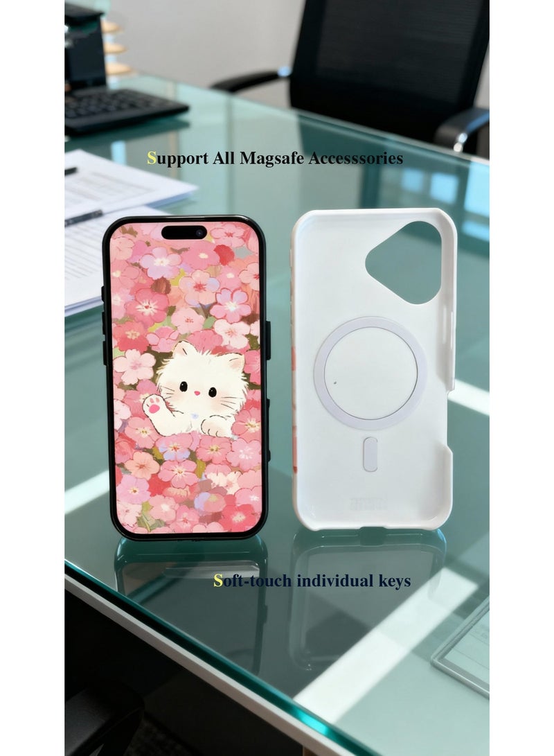 ThangCore Iphone17，3 in 1 PBT + TPU Overmolding Magnetic Creative Design Phone Case - Image 3