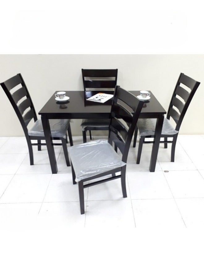 MODERN DESIGN 4 SEATER WOODEN DINING SET WITH CHAIRS WINGE 