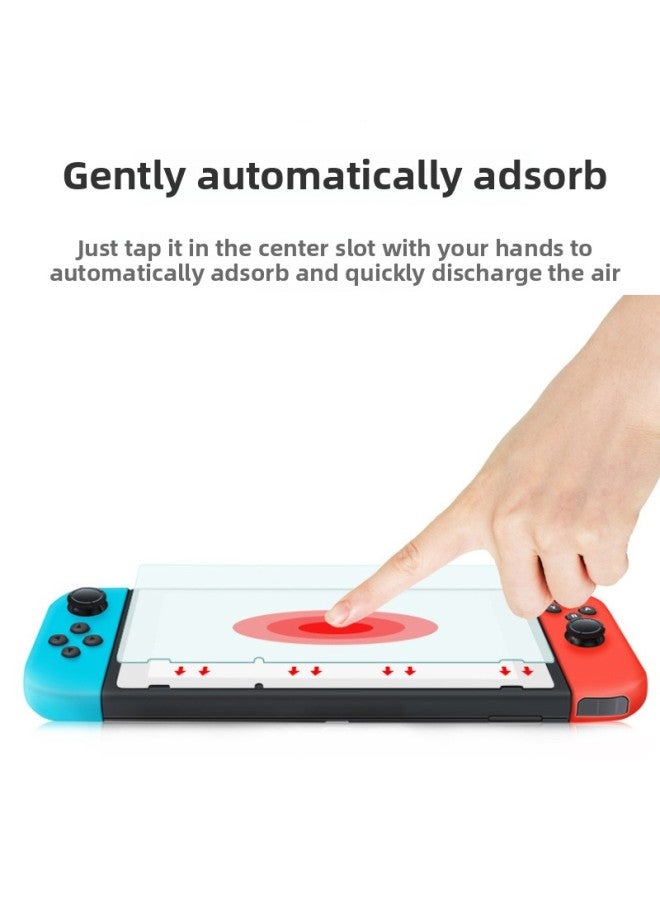 Suitable For Nintendo Switch Oled Lite Blue Light Tempered Film Game Machine Steam Deck Asus-Color:Nintendo Oled 0.3mm Arc Edge HD (bare Model) - Image 3