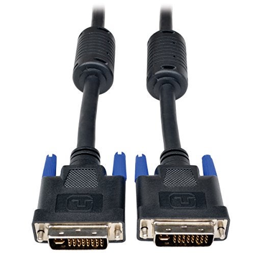Tripp Lite DVI-I Dual Link Digital and Analog Monitor Cable (DVI-I M/M), 2560 x 1600, 6-ft.(P560-006-DLI),Black - Image 1