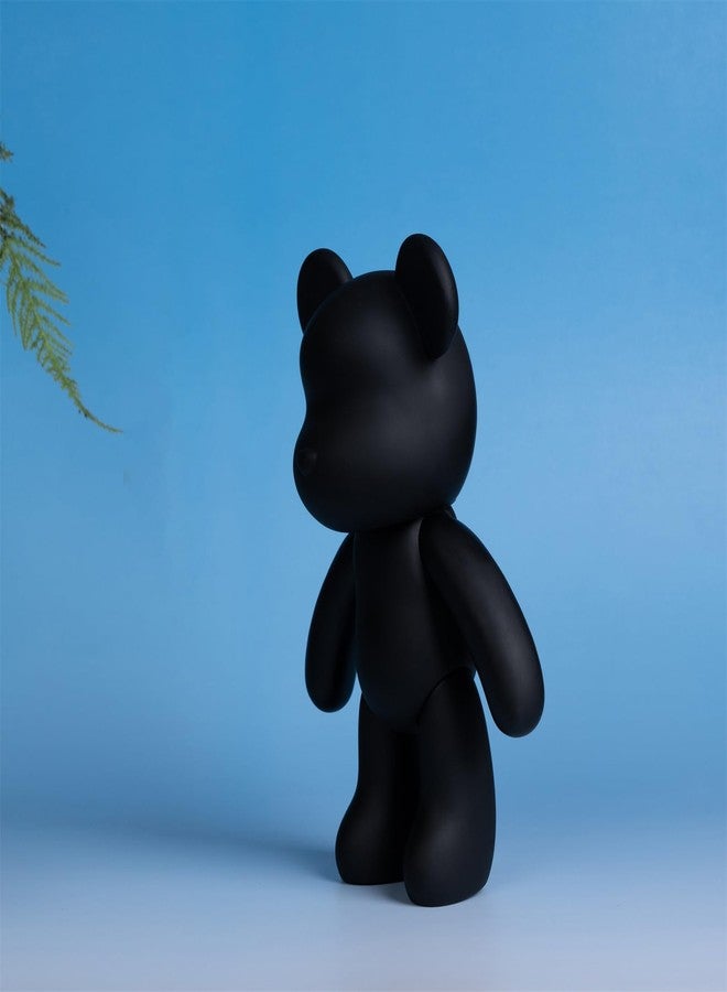 Coniuty Fluid Bear 9 inch Black Mold Figure for Painting and Home Decoration - Image 2