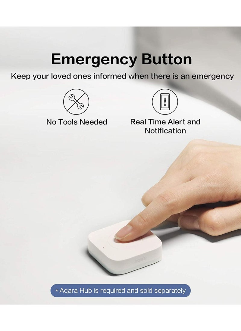 Aqara Aqara Wireless Mini Switch, Requires Aqara Hub, Zigbee Connection, Versatile 3-Way Control Button for Smart Home Devices, Compatible with Apple HomeKit  - Image 4