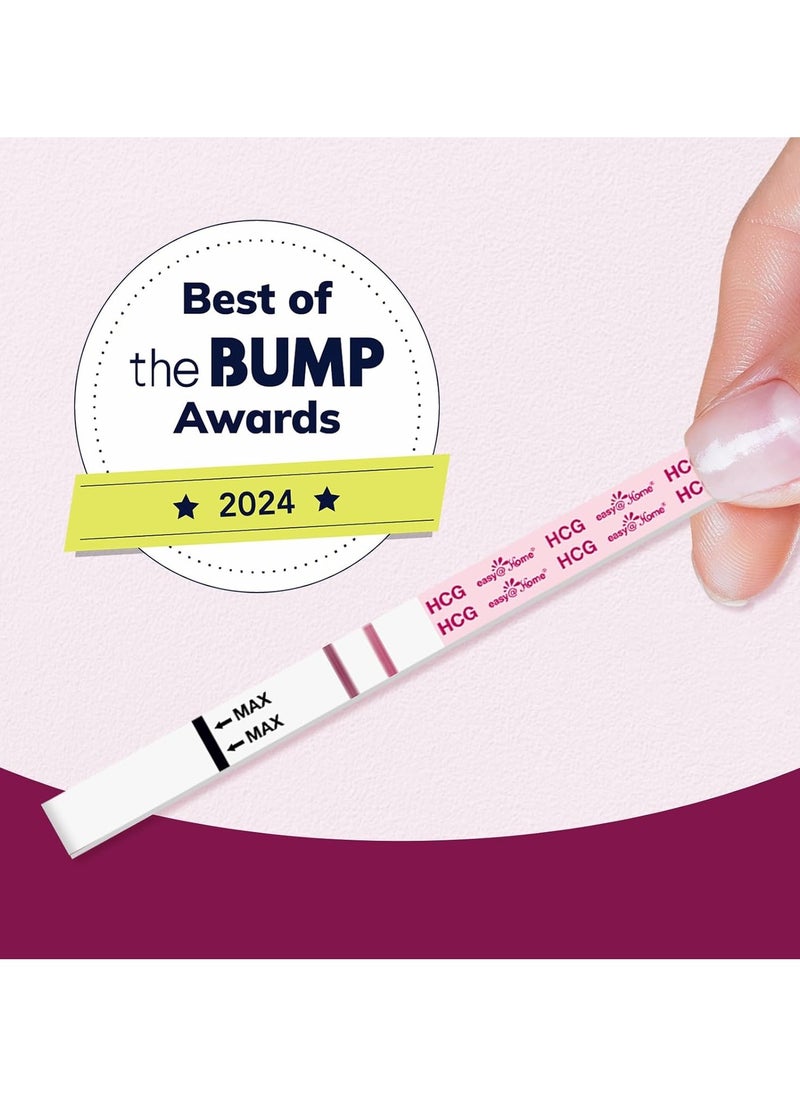 Easy@Home - Easy@Home Pregnancy Test Strips Kit, Powered By Premom Ovulation Predictor Ios And Android App, 20 Hcg Tests - Image 1