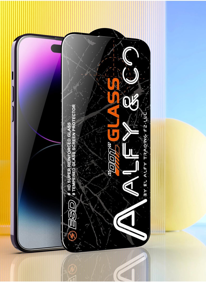 ALFY & CO - iPhone 14 Pro Max (2 Packs) Screen Protector Premium Grade A - Image 1