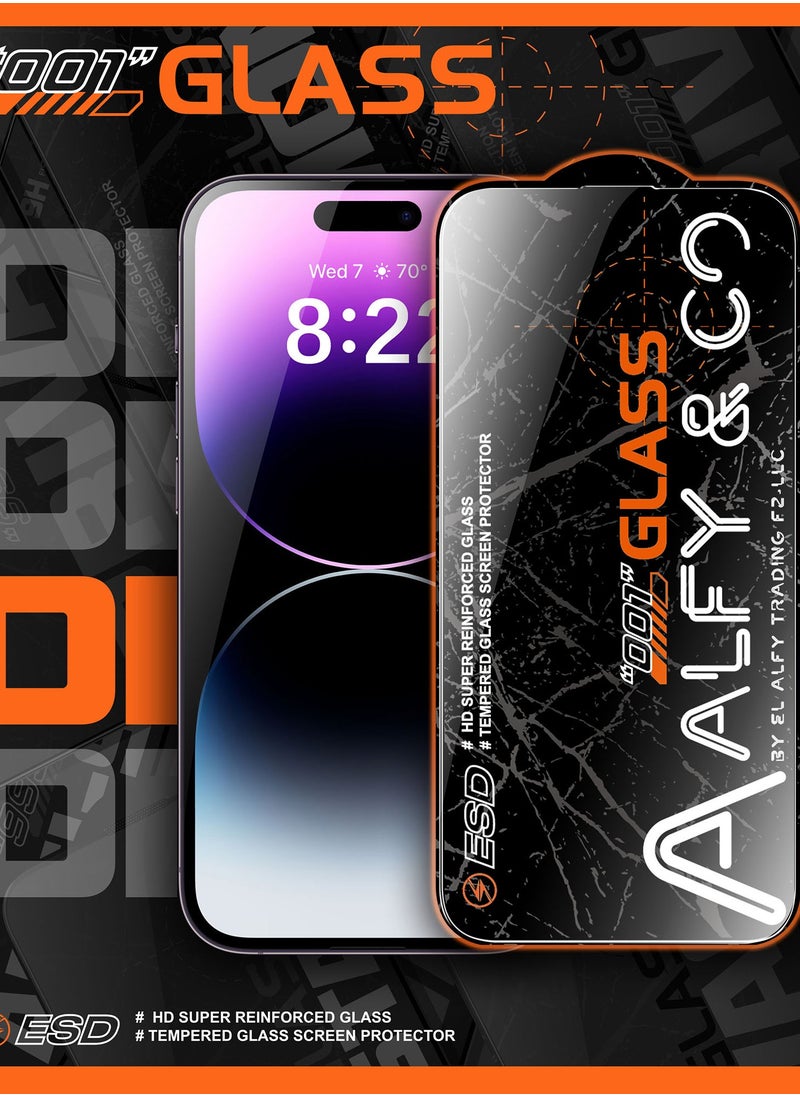 ALFY & CO - iPhone 14 Pro Max (2 Packs) Screen Protector Premium Grade A - Image 1