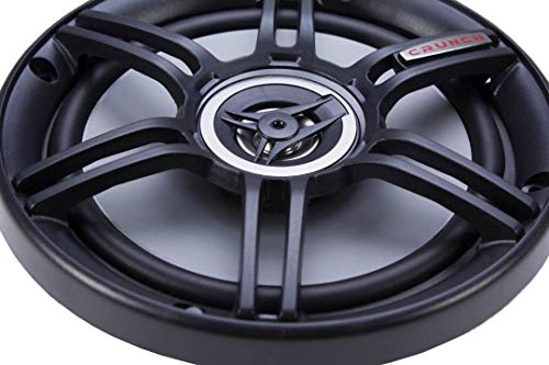Crunch 300 Watts 6.5-Inch Coax Shallow 4 Ohms CS Speakers, Black | CS-65CXS - Image 3