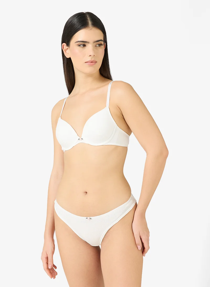 hunkemoller Plunge neck bra