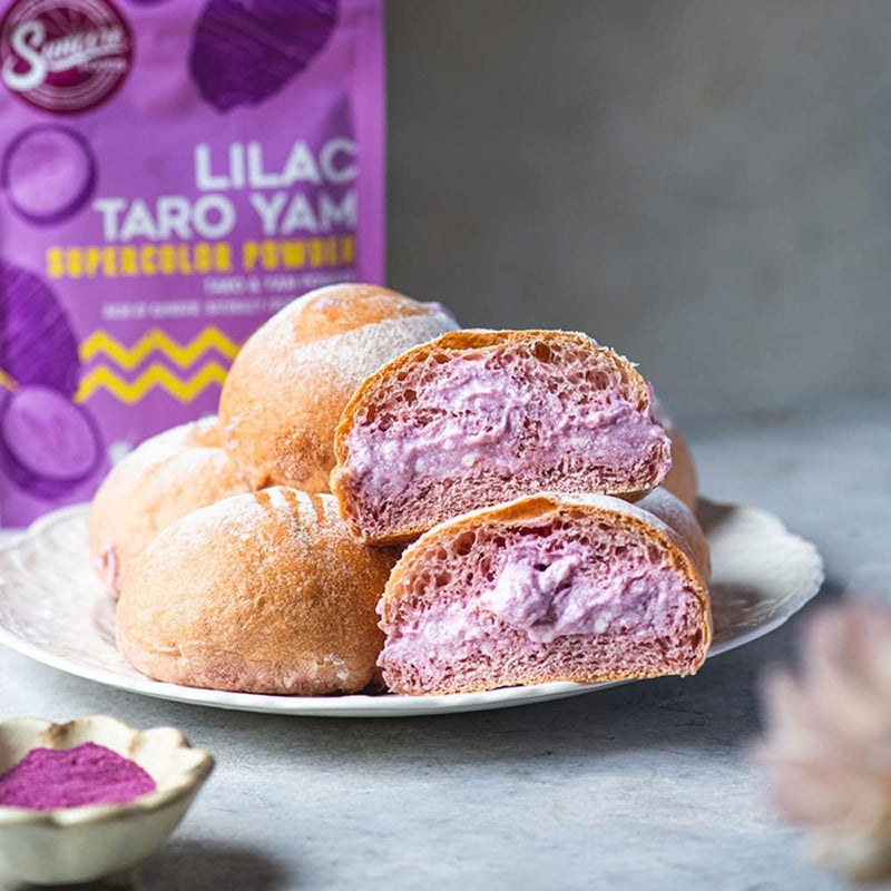Suncore Foods مسحوق سونكور فودز تارو يام سوبر كولور ليلك - خالي من الجلوتين، غير معدل وراثيًا، 5 أونصات - Image 4
