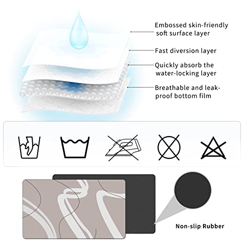 Golener Thick Mat for Coffee Maker,Water Collection Coffee Mat，No-Slip Mats for Small Appliances - Coffee Makers, Blenders, Stand Mixers,Juice Machine,etc, 23"x15" - Image 4