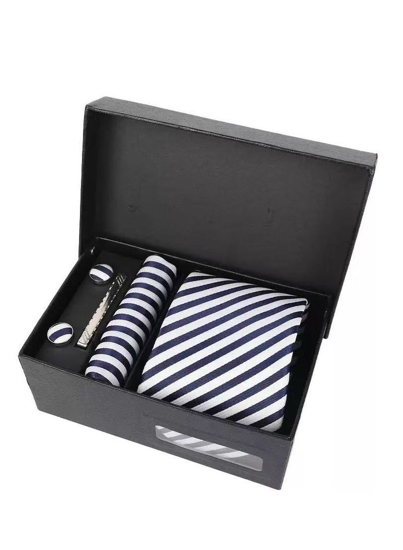 المألوف المشارب ربطة العنق دعوى هدية مربع مجموعة (التعادل ، جيب مربع ، أزرار أكمام ، التعادل كليب مجموعة)