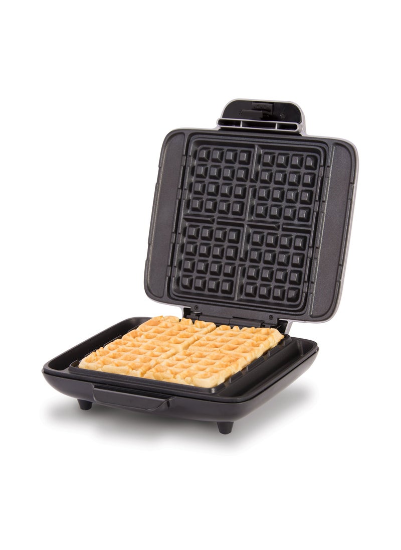 Dash Dash NoDrip Waffle Iron Silver 