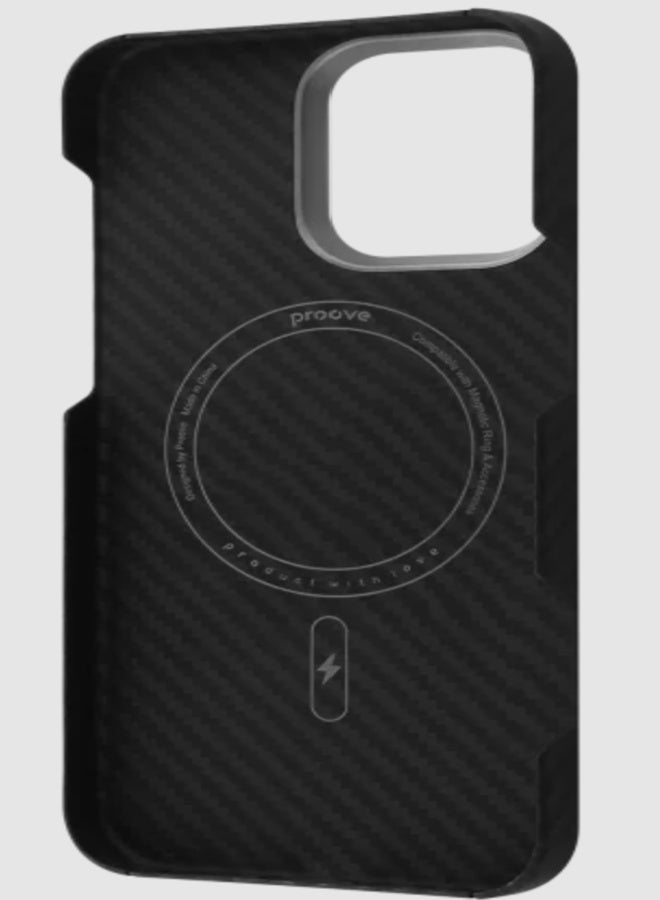 Proove Carbon Slim Apple iPhone 16 Pro Max Back Case with MagSafe Black - Image 2