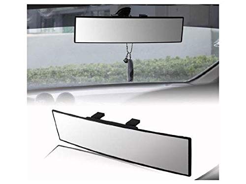 Spedy Universal Fit 300mm 12" Wide Flat Clip On Car Rearview Mirror CDRT_135 - Image 3