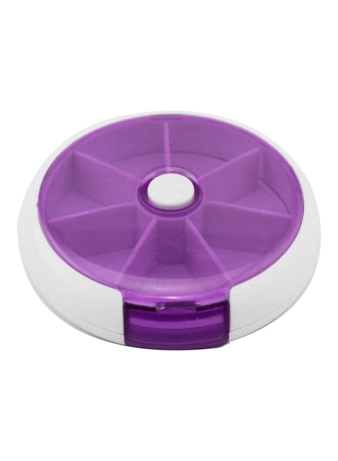 7-Compartment Pills Organizer Multicolour - Image 1