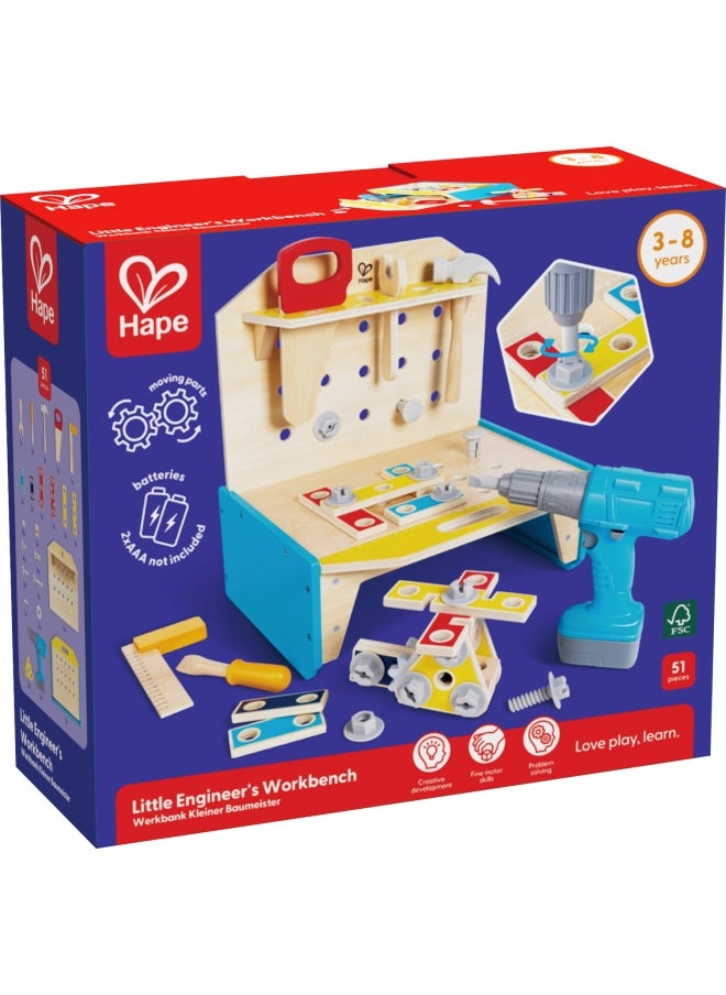 Hape - Hape Little Engineers Workbench (51 Pieces) - Image 1