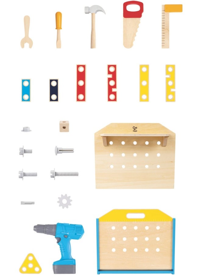Hape - Hape Little Engineers Workbench (51 Pieces) - Image 1