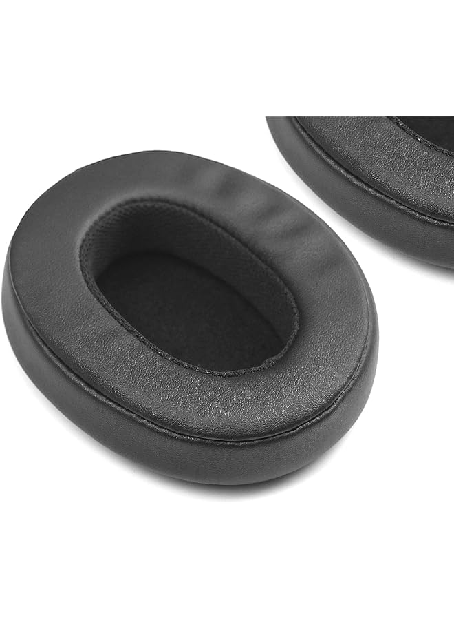 إيروريكس وسائد أذن بديلة من الجلد البروتيني لسماعات Skullcandy Crusher اللاسلكية Crusher Evo Anc Hesh 3.0 فوق الأذن باللون الأسود - Image 5