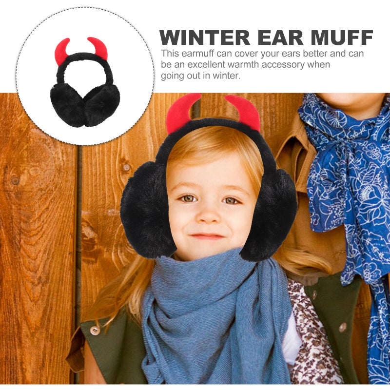Winter Ear Muff Adults Earmuff Ear Warmers Foldable Ear Protector Horn Earmuff for Outdoor - Image 2