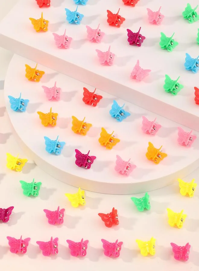 تايك تو 100-Piece Butterfly Mini Hair Clips