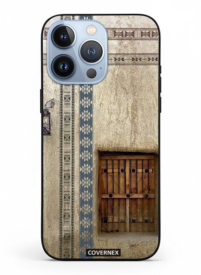 Covernex غطاء حماية آيفون 13 برو مزخرف بتصميم العمارة الطينية التقليدية - Image 2