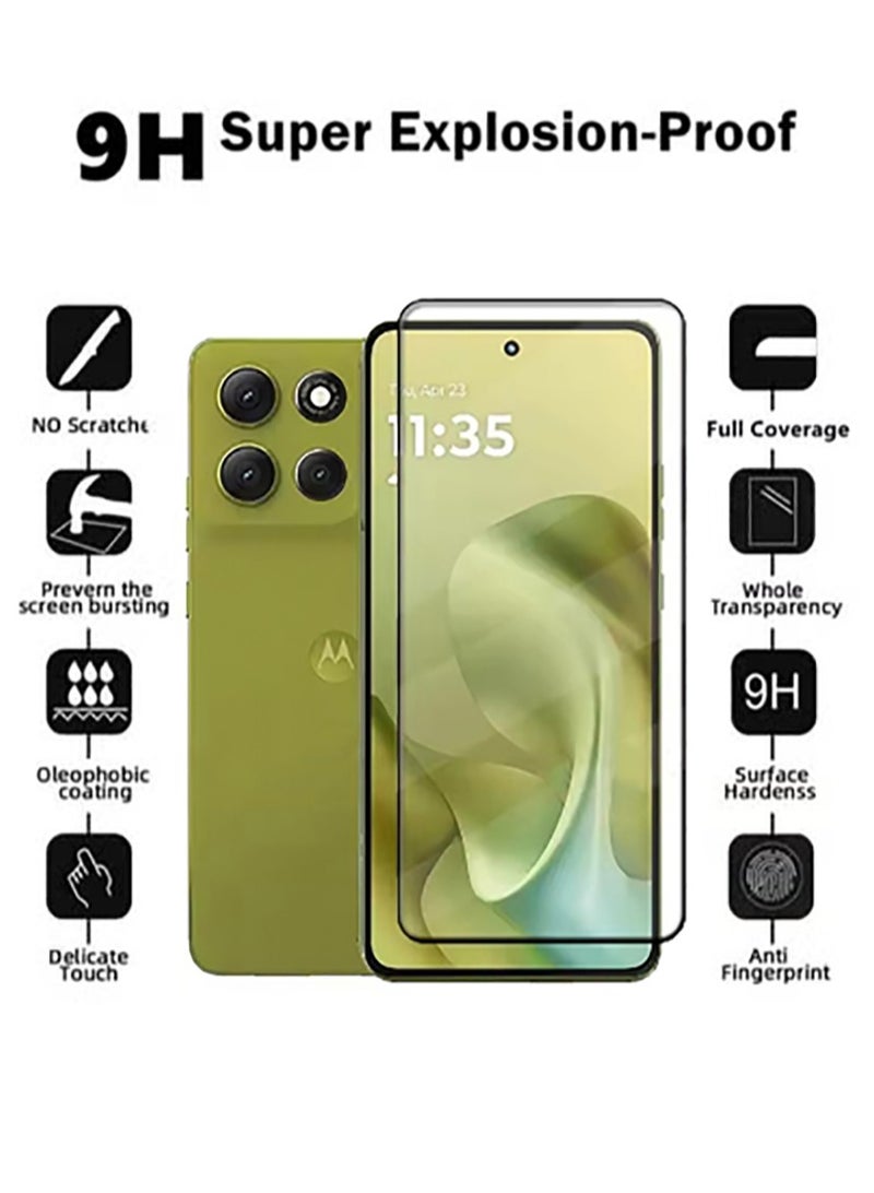 2 packs For Motorola Moto G86 screen protector, HD hardness scratch-proof bubble-free and easy to install tempered glass screen protector - Image 2