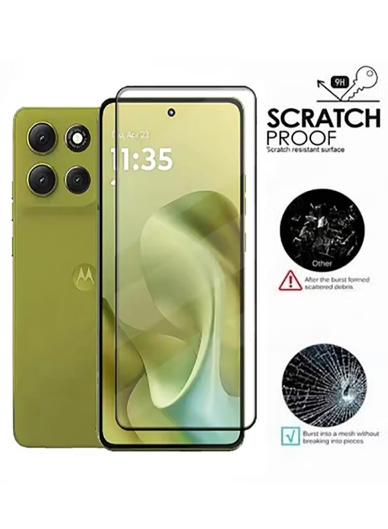 2 packs For Motorola Moto G86 screen protector, HD hardness scratch-proof bubble-free and easy to install tempered glass screen protector - Image 3