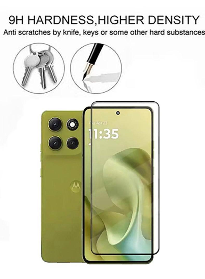 2 packs For Motorola Moto G86 screen protector, HD hardness scratch-proof bubble-free and easy to install tempered glass screen protector - Image 4