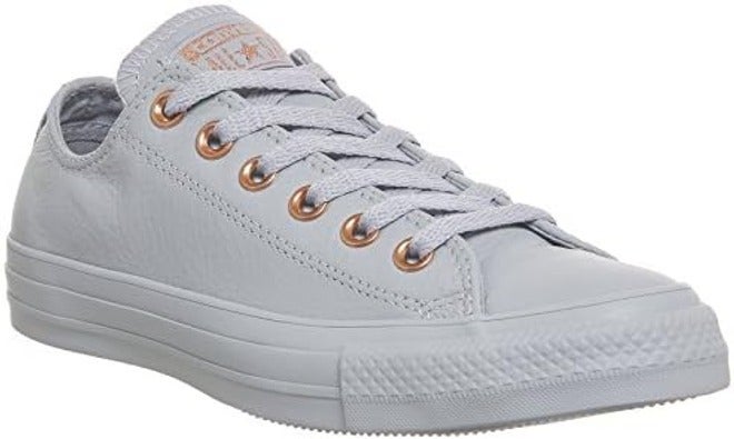 Converse Women's Chuck Taylor All Star Dainty Low Top Sneaker - Charcoal - Image 3