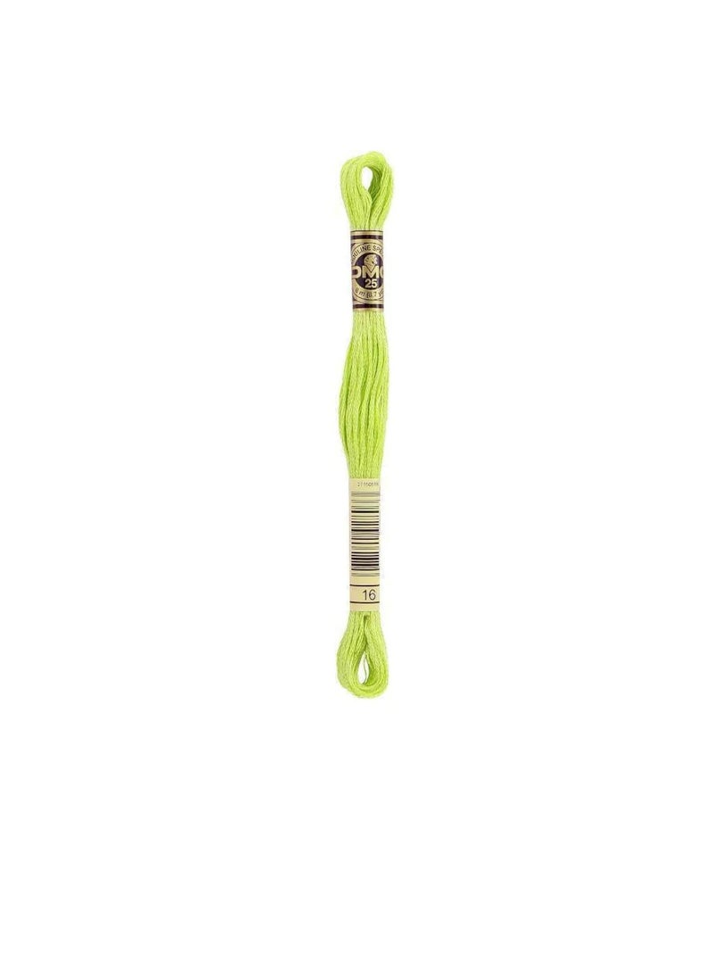 DMC DMC 6-Strand Embroidery Cotton 8.7 yard Light Chartreuse  - Image 1