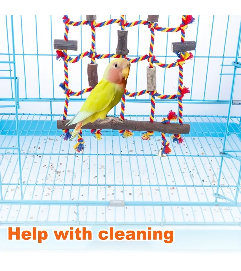 30pcs Leakproof Disposable Bird Cage Mats 10.63x14.96inch Absorbent Parrot Tray Liners Easy Clean Cage Accessories Suitable For All Bird Cages - Image 3