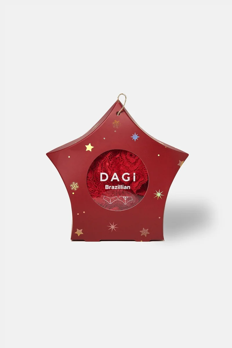 dagi Red Lace Brazillian