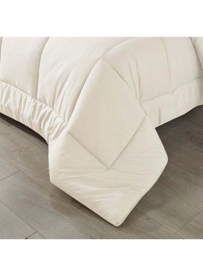 ShinyFlower Cotton Filling Comforter 5 Pieces Set ,Soft Microfiber Fabric,  Single Size 220x160 cm, Hotel Comforter - Image 5