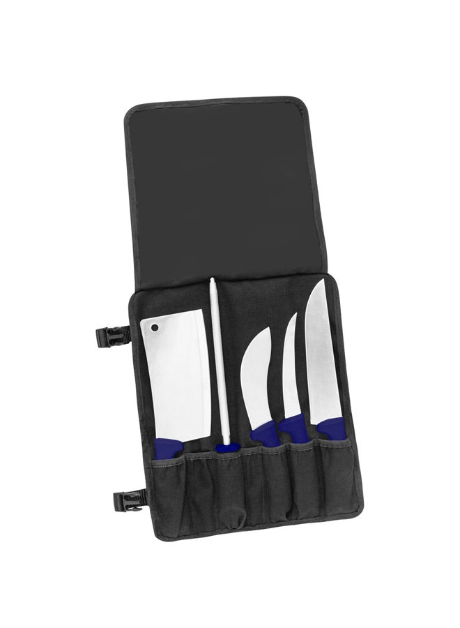 AL SANIDI Knives bag Set Knives case Black Set 6 pcs - Image 1