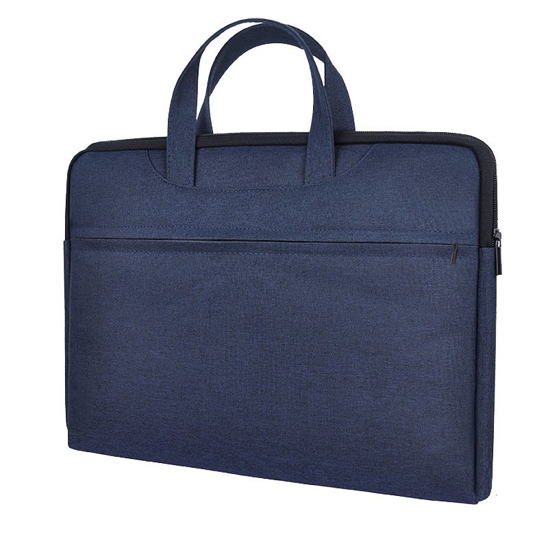 Large Oxford Briefcase Document Bag Blue 