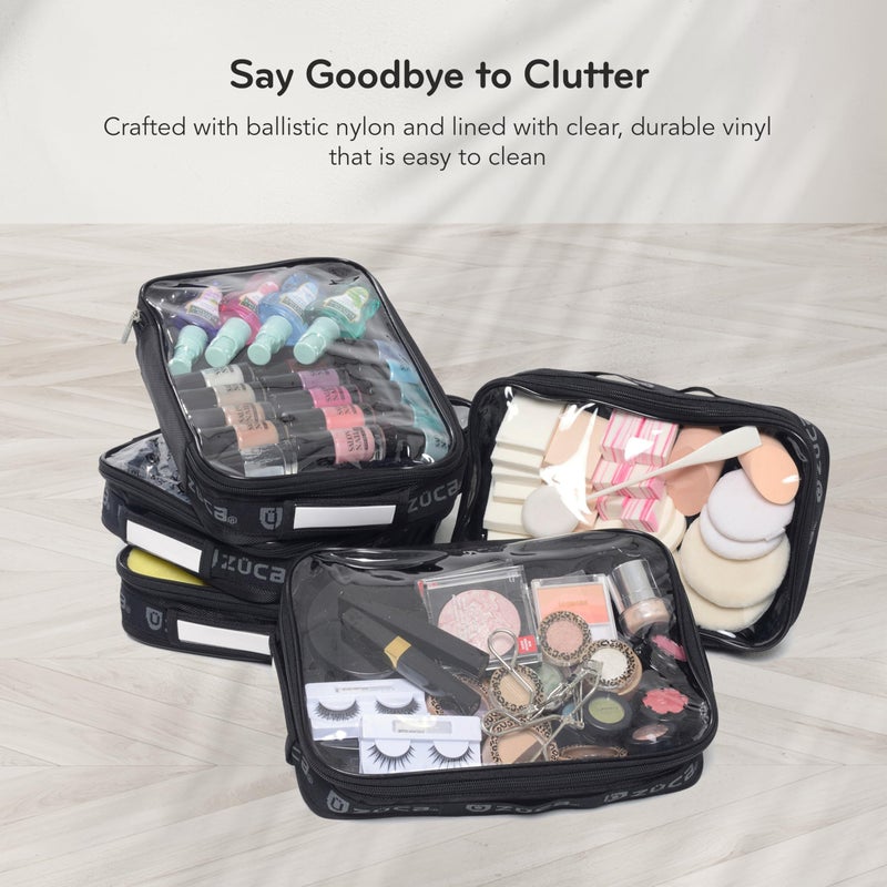 ZUCA Pro & Sport Bag Accessory: Large Artist Utility MakeUp Pouch - Durable, Spacious Cosmetic Storage Solution For Travel & Professional Use - Image 3