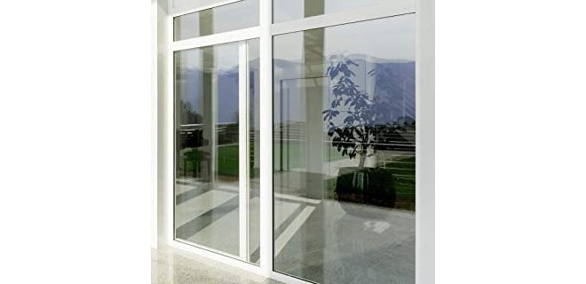 ERATO Anti UV Reflective Window Film Static Cling Window Glass Film Sun Control Film (50cm x 150inch, Light Black Window Film) - Image 3