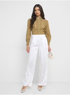 ELLA Lace Button Down Shirt  - Image 4