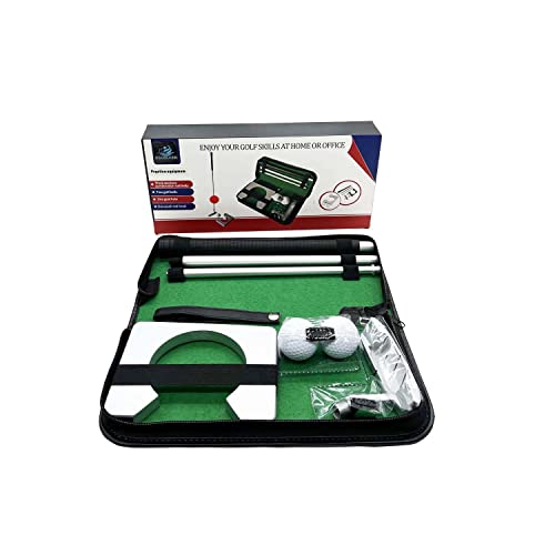 Lightahead USGOLFER Executive Golf Travel Putter Set for Office or Home.Golf Putting Gifts.Souvenirs Novelty Presents (Aluminum) - Image 1