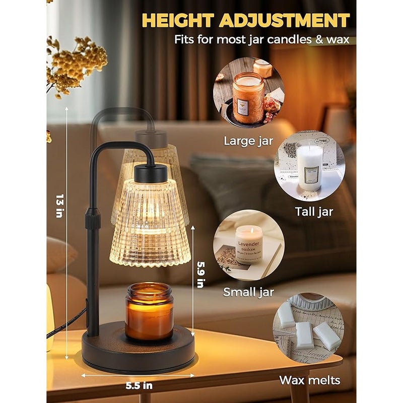 GODONLIF Candle Warmer Lamp with Timer Dimmable, Birthday Gifts for Women Mom, House Warming Gifts New Home Decor, Wax Melt Warmer for Jar Candles with 2 Bulbs - Image 5