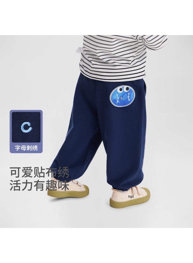 Pants Spring Autumn Boys Baby Casual Children's Cuffed Sweatpants Girls - Image 2