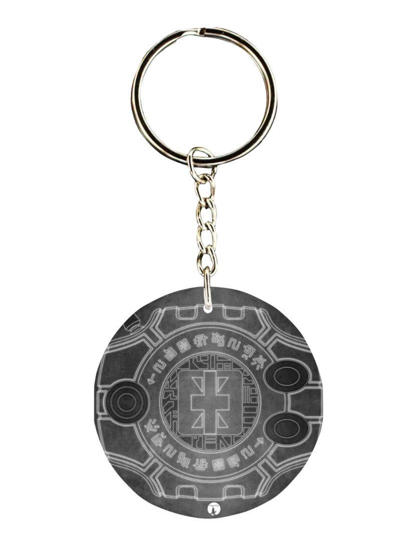 Double Sided Digimon Printed Keychain