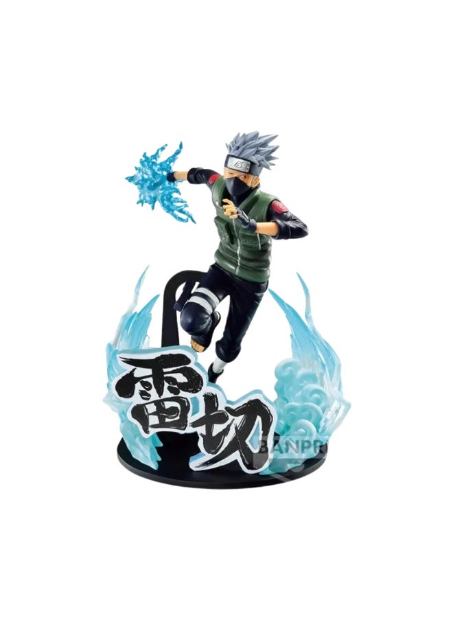 Banpresto NARUTO SHIPPUDEN -HATAKE KAKASHI-SPECIAL ver. VIBRATION STARS Figure By Banpresto 