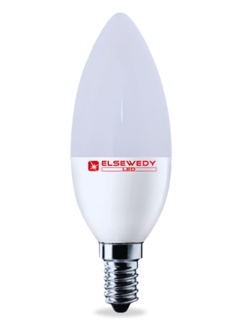 السويدى لمبات السويدى ال اي دي ، 13 سم ارتفاع 3 سم / الخامة: بلاستيك-ألومنيوم / 6 وات / درجة حرارة ضوء دافئ - Image 1