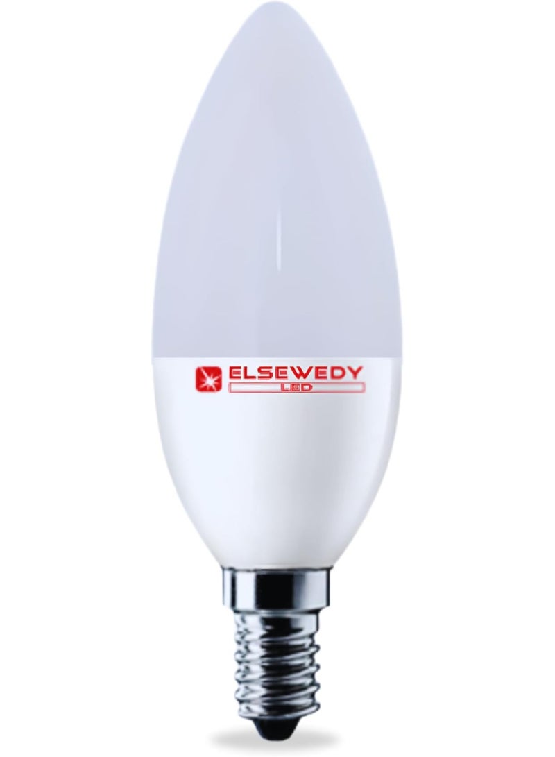 السويدى لمبات السويدى ال اي دي ، 13 سم ارتفاع 3 سم / الخامة: بلاستيك-ألومنيوم / 6 وات / درجة حرارة ضوء دافئ - Image 2