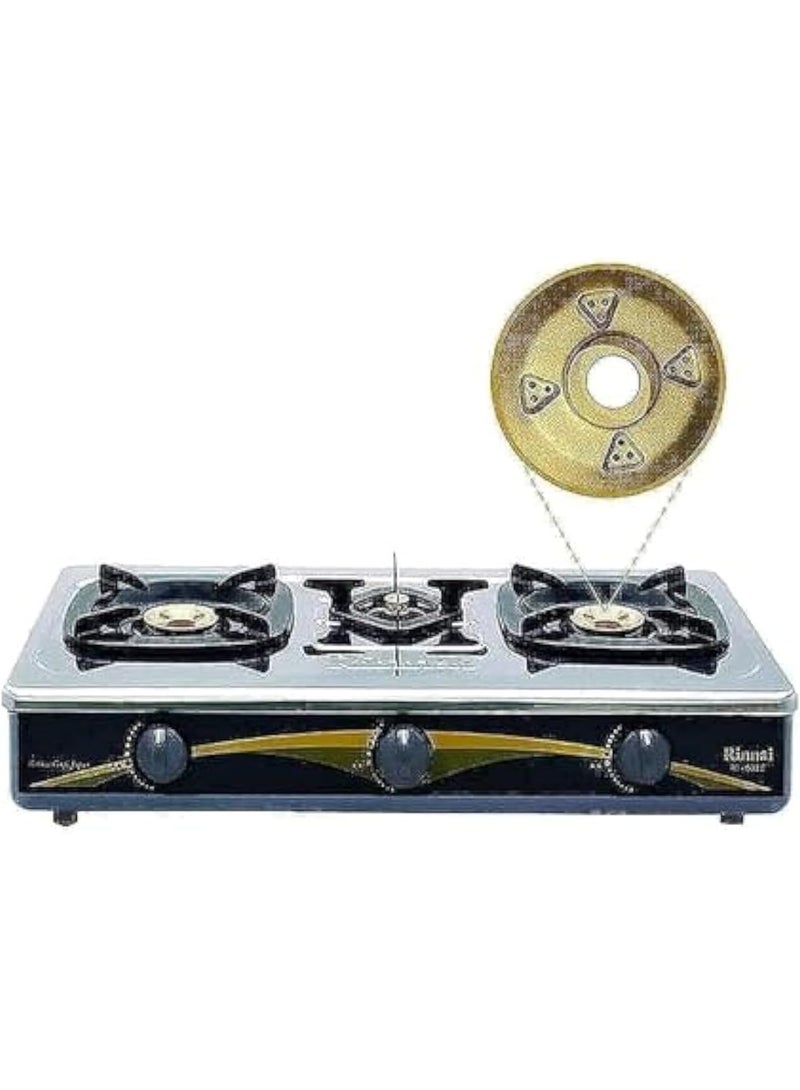 ريناي موقد غاز رينّاي 3 شعلات RI-603E - Image 2