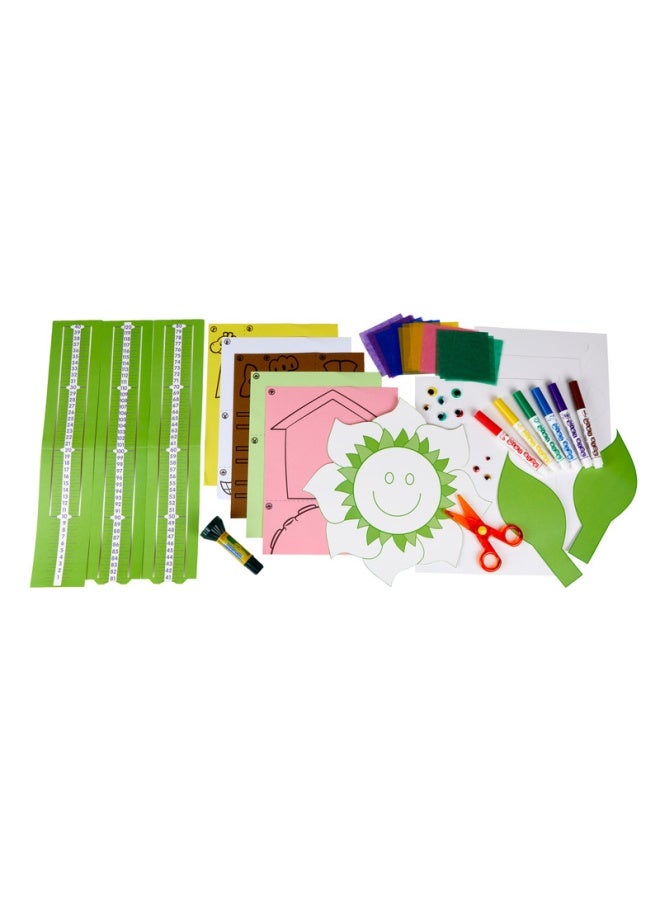 Crayola مجموعة أنشطة حرفية إبداعية للأطفال الصغار مع أقلام فلوماستر، مقص، غراء، أكثر من 50 قطعة، نشاط إبداعي للأولاد والبنات من عمر 3 سنوات - Image 4