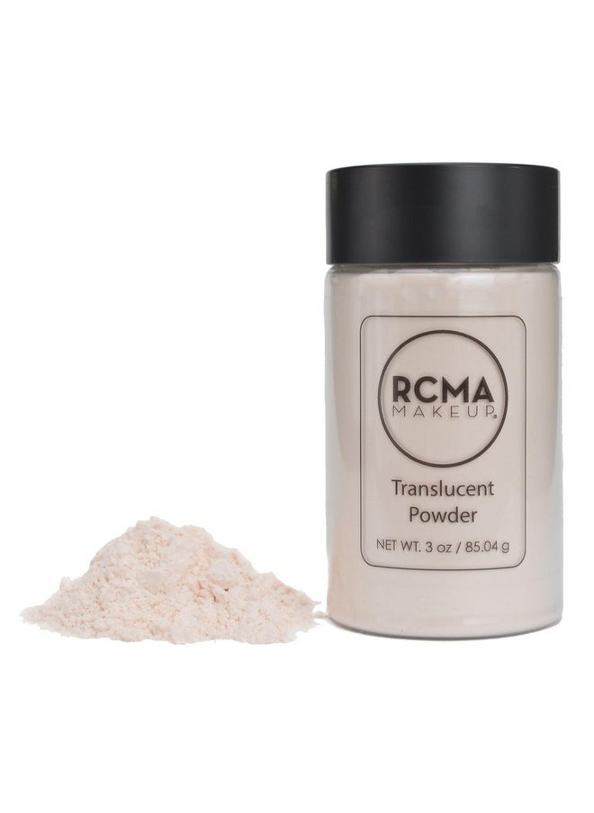 RCMA MAKEUP - RCMA | Translucent Loose Powder | Flawless Finish | Professional Makeup | Setting Powder | All Skin Types | 3oz Bottle - Image 1
