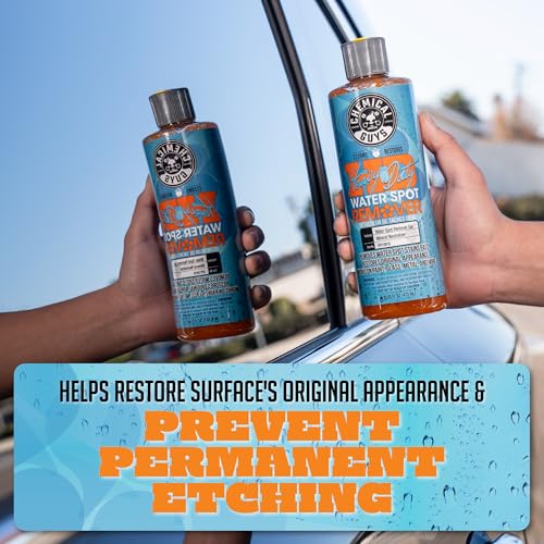 Chemical Guys مزيل بقع الماء الثقيل من كيميكل غايز - جل إزالة البقع للدهان والزجاج والمعادن - آمن للسيارات والشاحنات والدراجات النارية والمزيد، 16 أونصة سائلة - Image 3