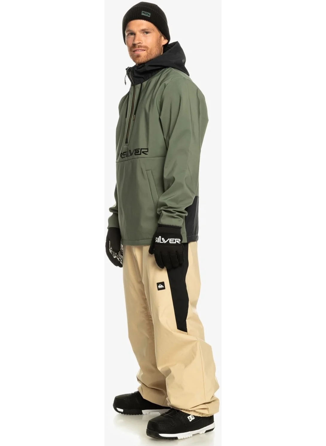 كويك سيلفر EQYFT04835-GNB0 Live For The Ride Men's Softshell Sweatshirt